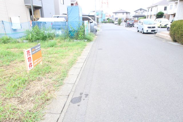 《分譲地》結城市結城　全3区画の周辺|北側接道東側から