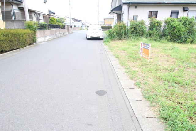 《分譲地》結城市結城　全3区画の周辺|北側接道西側から