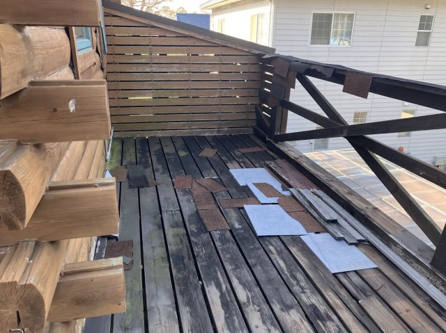 【バルコニー】 | 淡路市深草　ログハウス