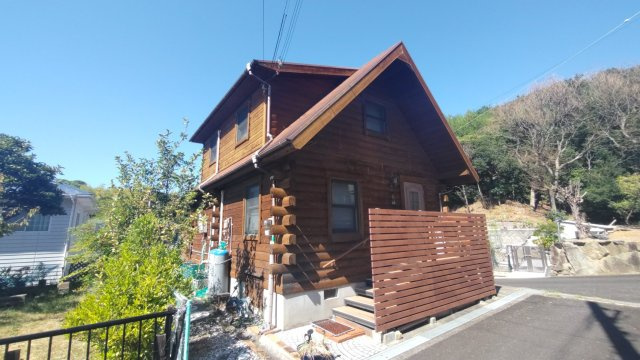 【外観】 | 淡路市深草　ログハウス