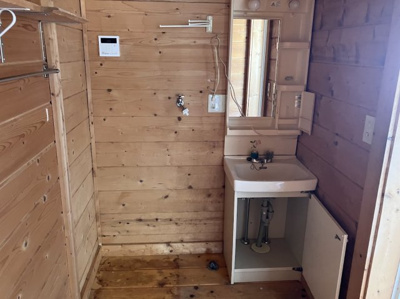 【独立洗面台】 | 淡路市深草　ログハウス