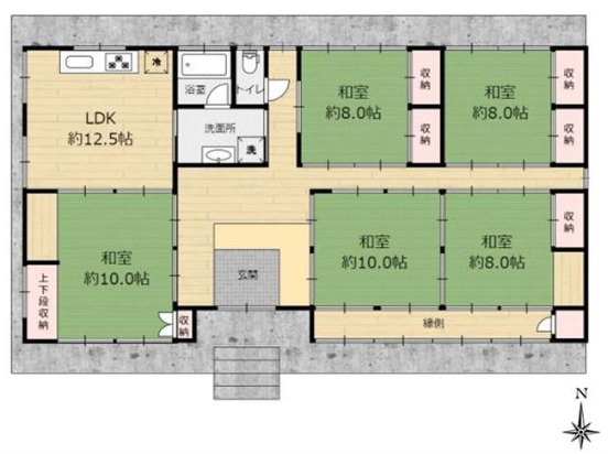 つくば市小沢　中古戸建の間取り