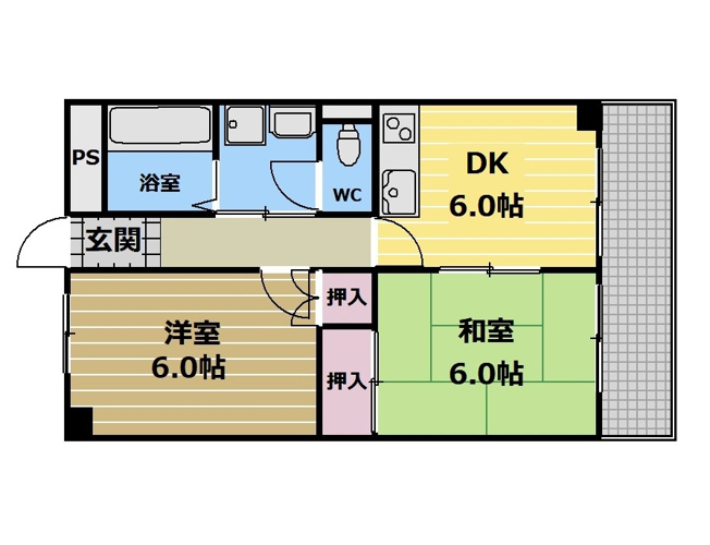 【間取り】 | ワールドハイツ190