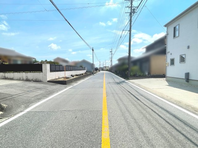 【前面道路含む現地写真】 | 鈴鹿市下大久保町 | 前面道路　北東側県道