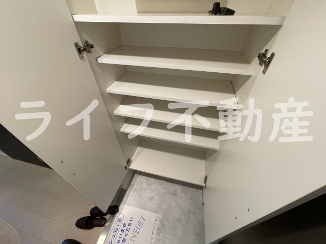 CASSIA高井田SouthCourtの収納|こまごまとしたものを収納できそうですね