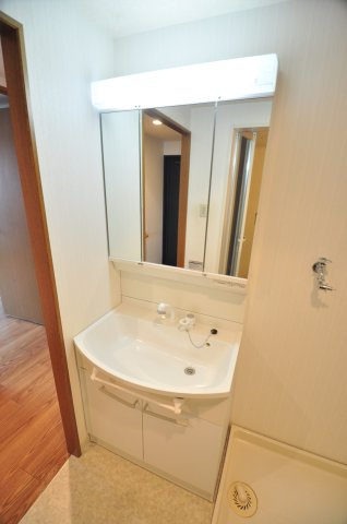 大阪市城東区新喜多東２丁目の賃貸マンションの洗面所