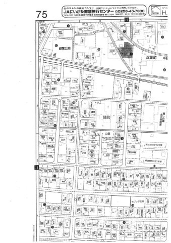 見附市双葉町1491　売土地の地図