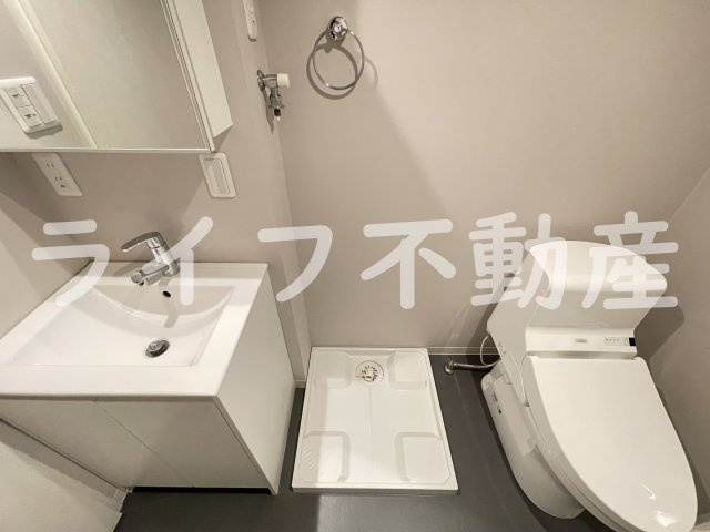 シャルマンコートⅢの洗面所|忙しい朝には欠かせない洗面所です