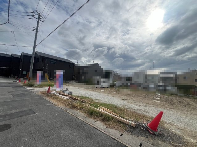 京阪本線『淀』駅まで徒歩８分♪お財布にも優しいオール電化４ＬＤＫ住宅◎伏見区淀下津町１期の外観|外観(２０２４年１０月撮影)
現状建築中