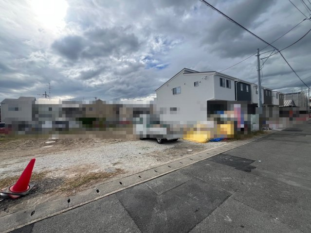 京阪本線『淀』駅まで徒歩８分♪お財布にも優しいオール電化４ＬＤＫ住宅◎伏見区淀下津町１期の外観|外観
現況：建築中（令和６年１０月撮影）