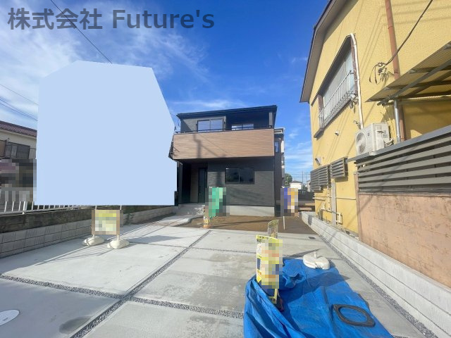 三郷市早稲田6丁目　新築戸建　全1棟の外観|敷地面積広々172平米（約52坪）