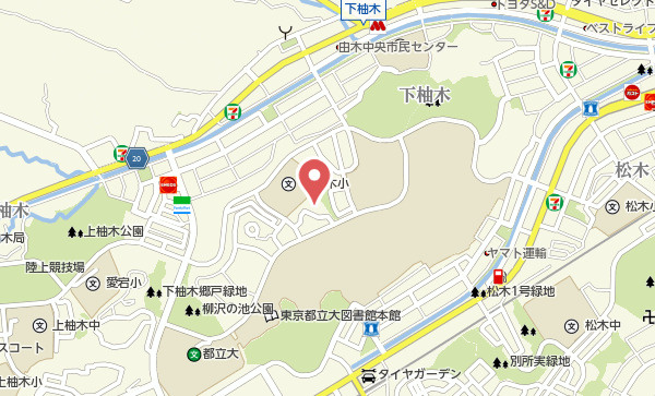 祝：成約済み　南大沢学園瑞樹の丘　５号棟　八王子市　中古マンションの地図|～仲介手数料無料☆八王子ひなた不動産～南大沢学園瑞樹の丘5号棟