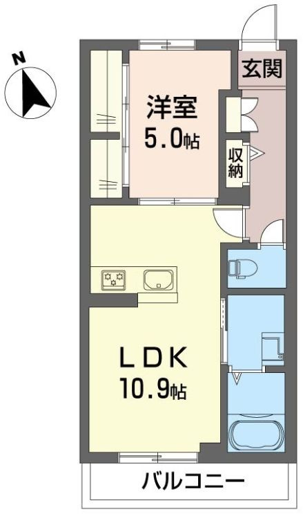 イーストリームの間取り