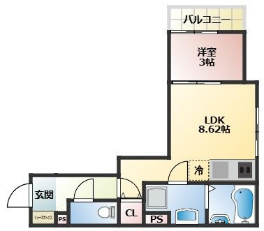 THE　NOBLES　花畑駅前の間取り