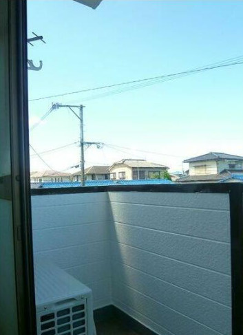 モナンジュ御井のバルコニー