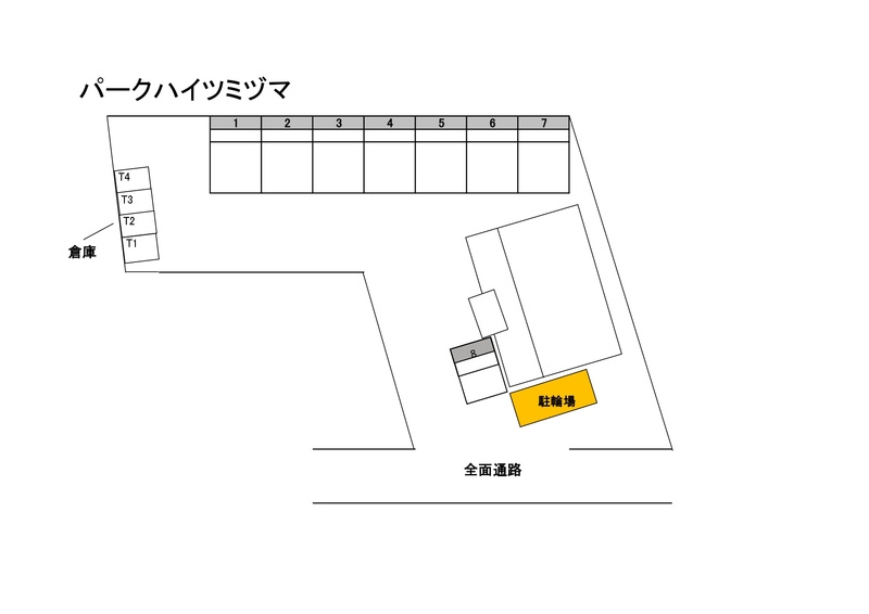 パークハイツミズマの区画図
