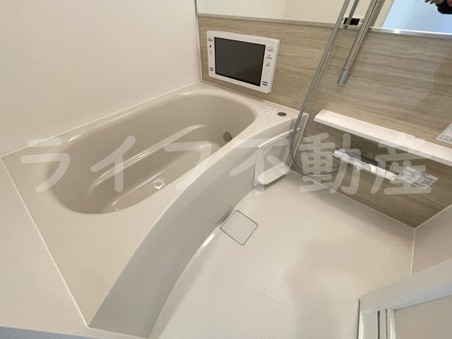 プレジオ八戸ノ里の浴室|落ち着いた空間のお風呂です