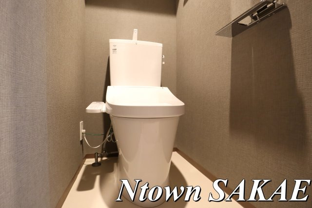 【トイレ】 | メイクスWアート上前津V | 落ち着いた色調のトイレです