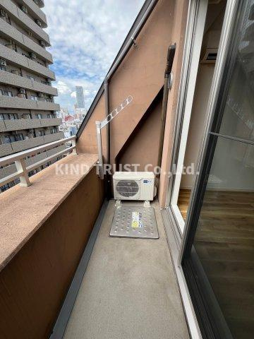 アミティエ扇町公園のバルコニー|開放的で明るい空間を演出してくれるバルコニーです