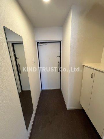 アミティエ扇町公園の玄関|収納もある玄関です