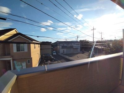 バルコニーからの景色