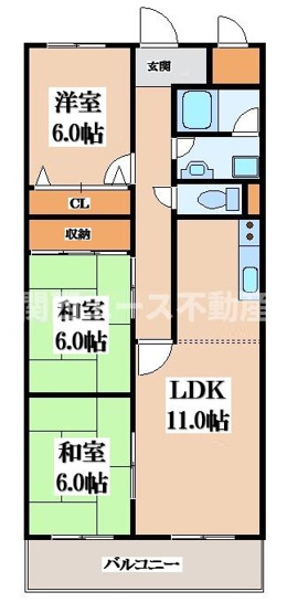 【間取り】 | メゾン菱江