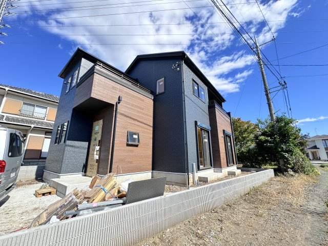 新築　高崎市倉賀野町3期　Bloomin　Garden　1号棟の外観|現地写真　2024年12月完成予定！類似物件のご内覧等、お気軽にお問合せください♪　
