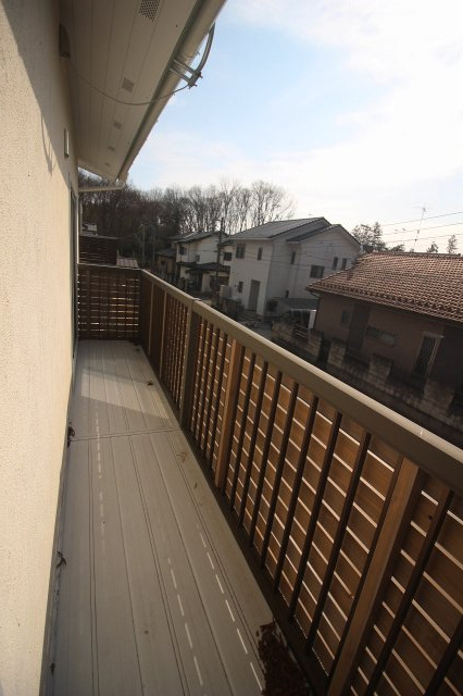 野木町若林のバルコニー|広々としたワイドバルコニーです！