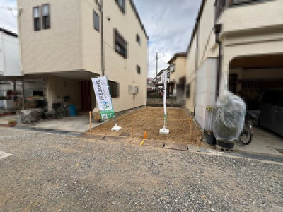 【前面道路含む現地写真】 | 南余部　建築条件付売土地 | コノミヤまで徒歩５分！サンディまで徒歩１０分！サンプラザまで徒歩１２分！毎日のお買い物に便利ですね♪その日の特売日などでスーパーを選べますね♪