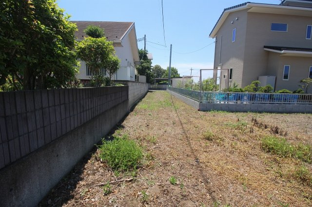 筑西市菅谷の外観|敷地内より敷延部分（2023年6月撮影）