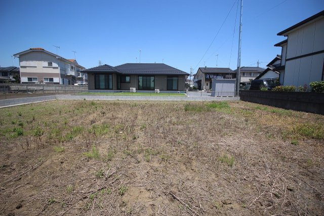 筑西市菅谷の外観|敷地内南側より（2023年6月撮影）