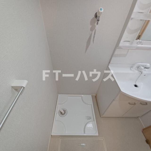 アフェット幕張８の洗面所