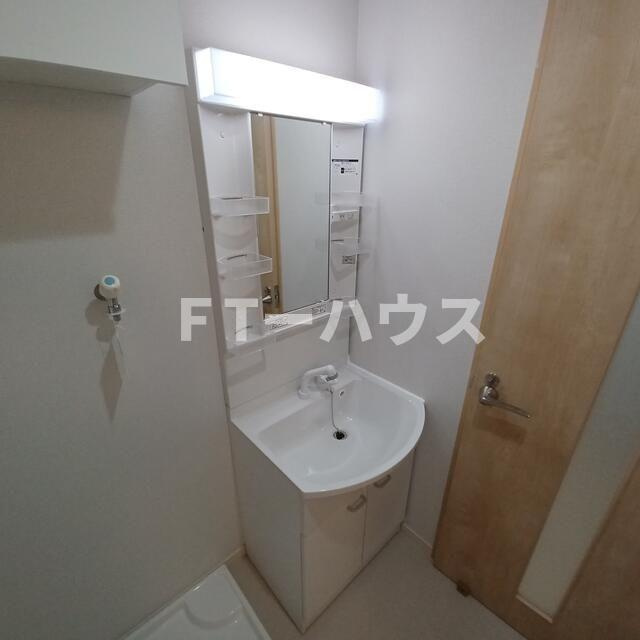 アフェット幕張８の洗面所