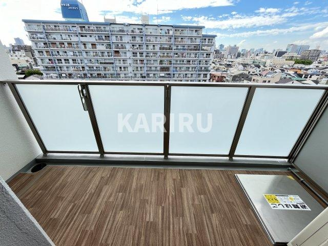 プレサンスＯＳＡＫＡ東成中本ハーヴィル のバルコニー