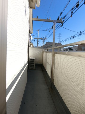 井田戸建のバルコニー