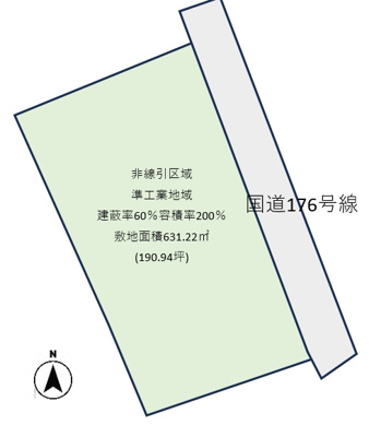 【区画図】 | 丹波篠山市大沢　定期借地