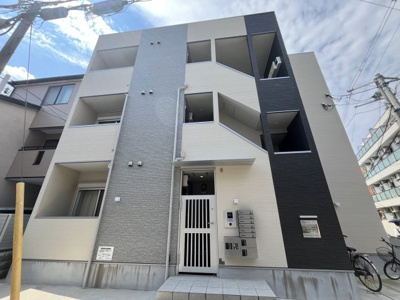 【外観】 | ボーテ淡路 | 白色の外観でお洒落ですね