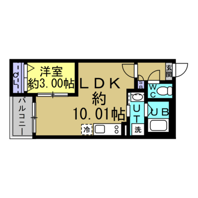 Jack hommachiⅠの間取り