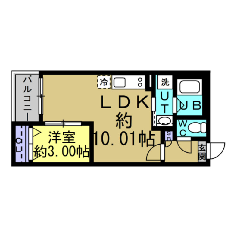 Jack hommachiⅠの間取り