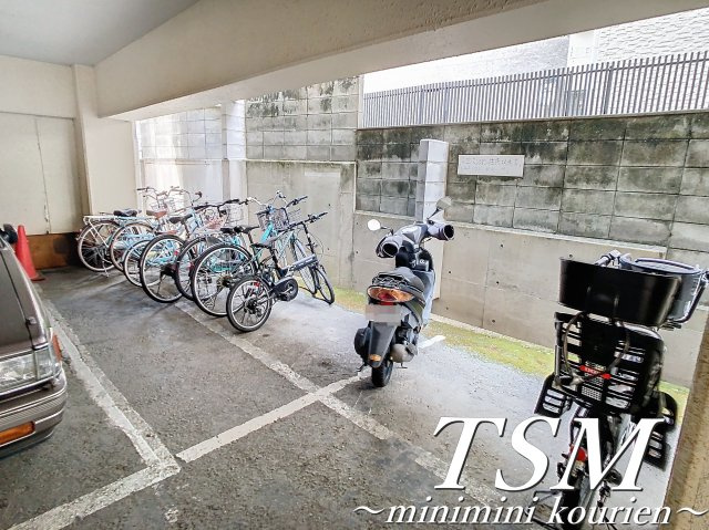 龍宝マンションのその他共用部分|敷地内駐輪場