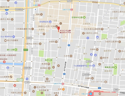 【地図】 | アドバンス上町台Ⅱクレイドル