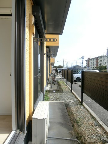 プログレス　A棟のバルコニー