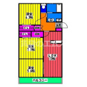 【間取り】 | 進藤コーポの間取り