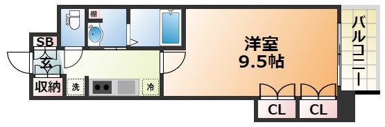アルファレガロ神戸ウエストの間取り