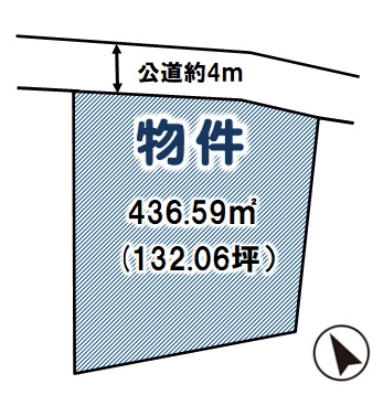 栃木市城内町2丁目の土地図|区画図