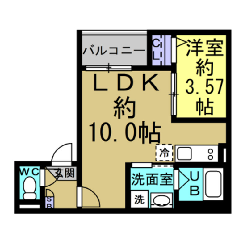 Jack hommachiⅡの間取り