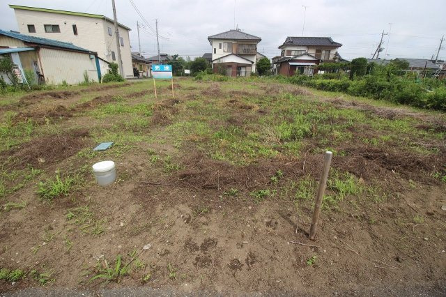 栃木市川原田町の外観|敷地の中、北側から南に向かって撮影