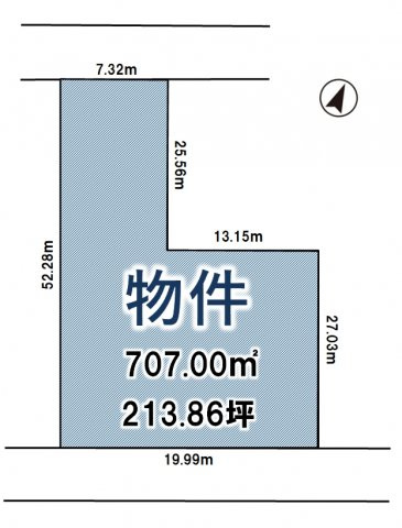 栃木市川原田町の土地図|区画図