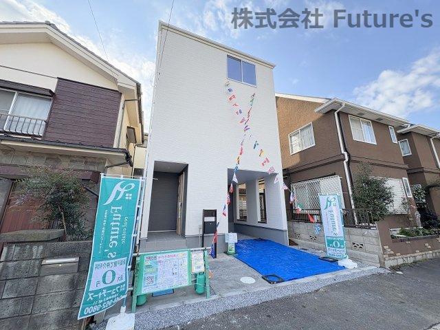 三郷市戸ヶ崎1丁目　新築戸建　全1棟　の外観|閑静な住宅街に佇む1棟！