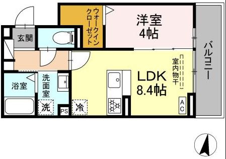 D Paina 中丸子『ディーパイナナカマルコ』の間取り|ペット飼育相談可能♪（小型犬又は猫2匹まで）